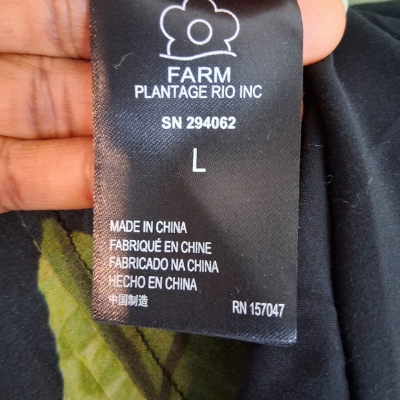 Farm Rio Cocoa Forest Maxi Dress Size Large NWT - Picture 11 of 13